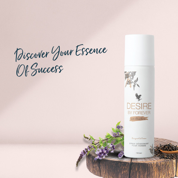 اسپری دئودورانت مردانه دیزایر فوراور | DESIRE BY FOREVER حجم 150ml