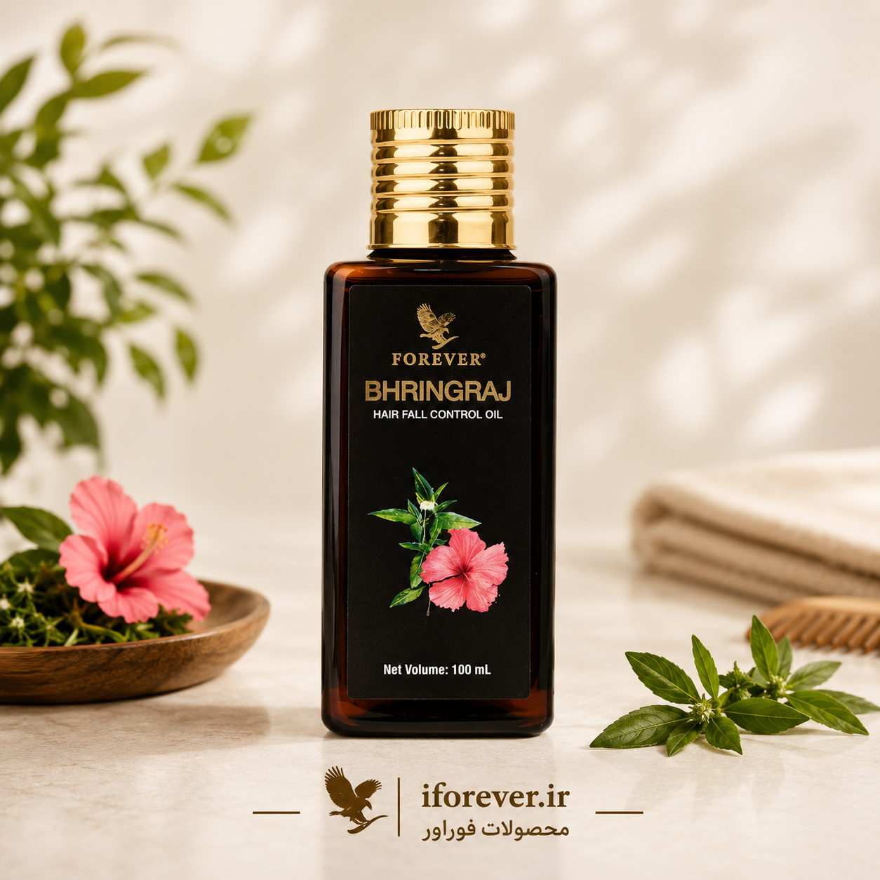 روغن تقویت مو هندی برینگراج فوراور | BHRINGRAJ HAIR OIL